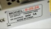 Image of the label stating the specifications of the 24v 1a power supply