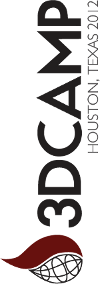 3dcamp houston 2012 logo