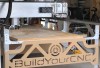 Fabricator Pro CNC Router view of the back of the machine and the back of the gantry