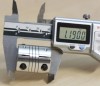 Caliper measurement of the length at 1.19 inches of the 1/4