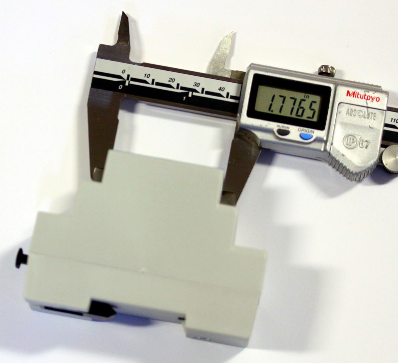 Image of the length of the control panel of the plasmasenseout and plasmasense at 1.78 inches