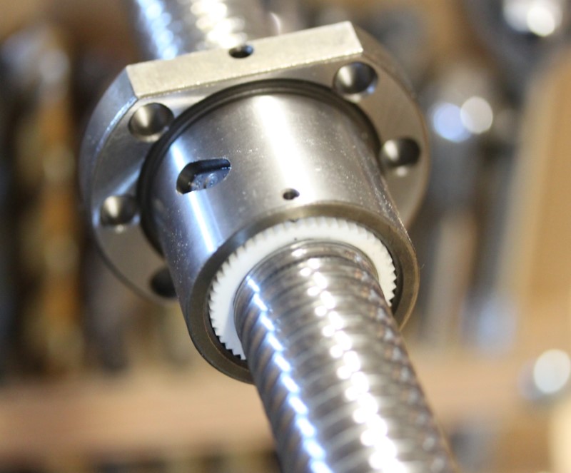 1pc Left hand thread ball screw 25mm RM2505-800mm-C7+ball nut+end machine CNC 