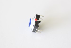 LED button tactile switch - sideways view