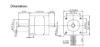 NEMA 14 17oz-in stepper motor dimensions 