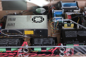 Top View of most of the electronics