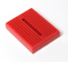 A single 17x10 mini breadboard (Red) 