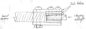 Section of DIY coupler