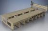 greenBullV2 CNC Router, size: 06x12, angle: flat, f1: with 4th axis, f2: no laser gantry, f3: no laser on head