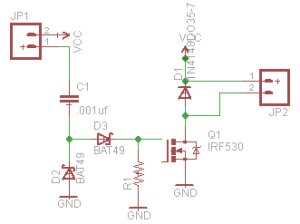 Charge Pump Circuit Schematic by Mariss Freimanis.