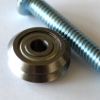 Small v-groove bearing