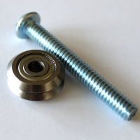 Small v-groove bearing.